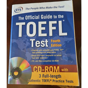 ETS TOEFL Test Official Guide TextBook with CD-ROM GUC
